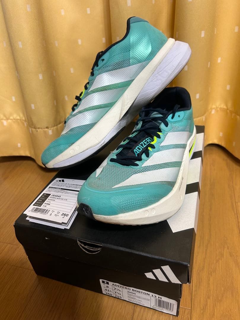 adidas ADIZERO BOSTON13 26.0cm 箱付き