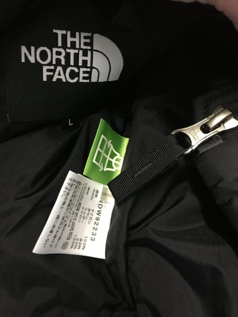 ノースフェイス ヌプシ ダウンベスト 黒 サイズL 美 NDW92233