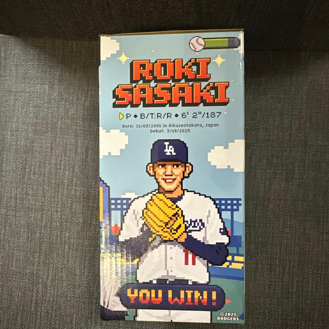 【非売品】8/4 球場配布品 佐々木朗希 ドジャースボブルヘッド MLB