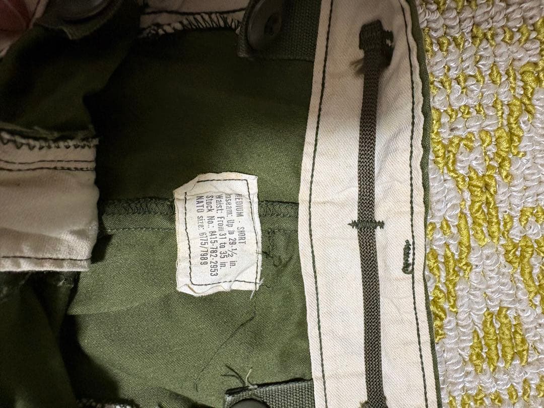 M-65カーゴパンツ米軍実物　Medium-Short