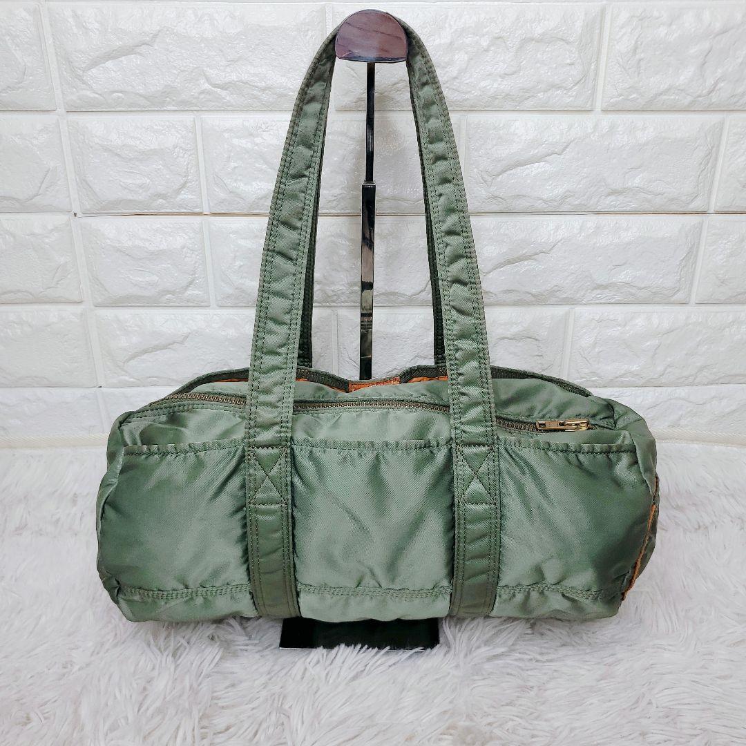 希少✨ ポーター タンカー ダッフル ミニボストンバッグLサイズ セージ
