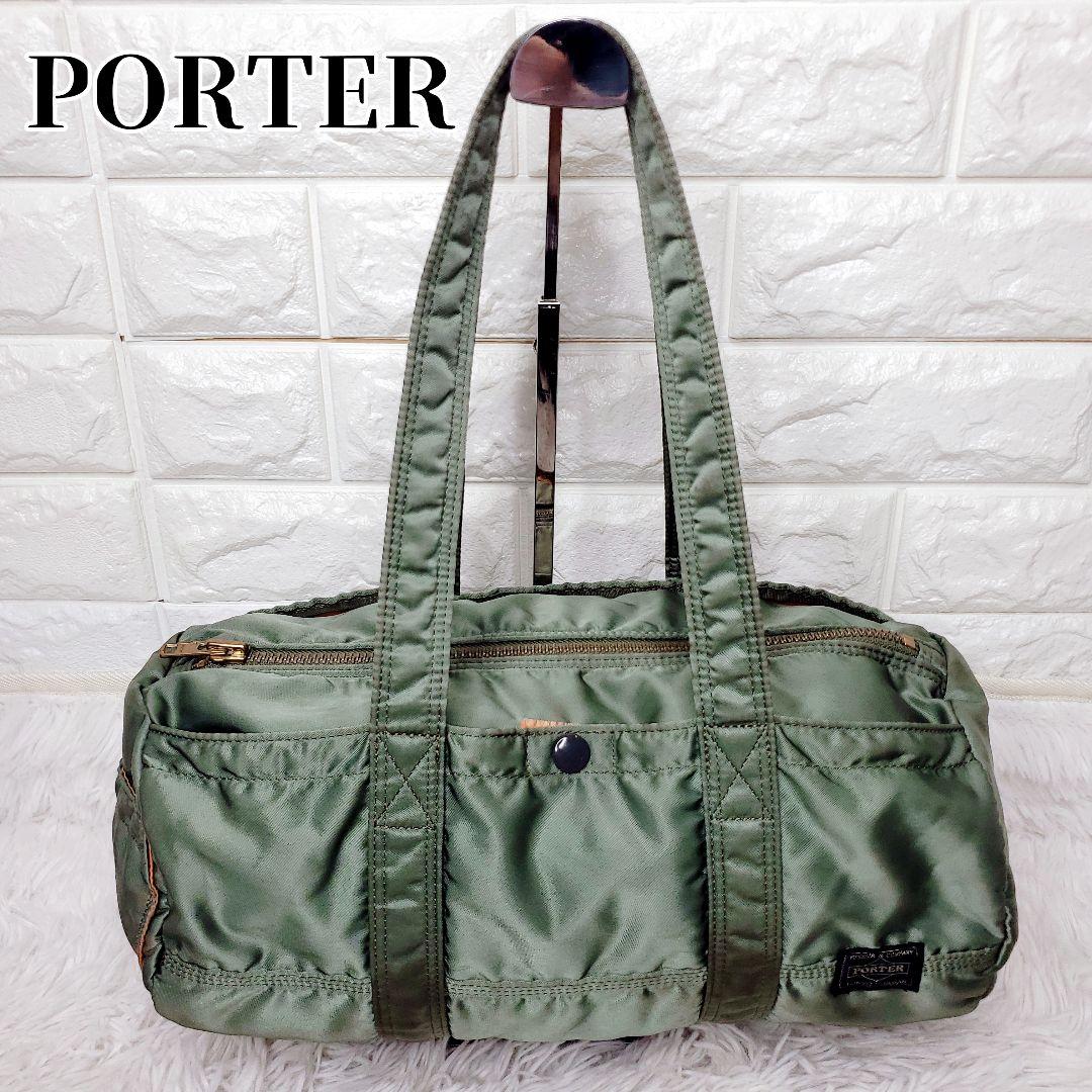 希少✨ ポーター タンカー ダッフル ミニボストンバッグLサイズ セージ