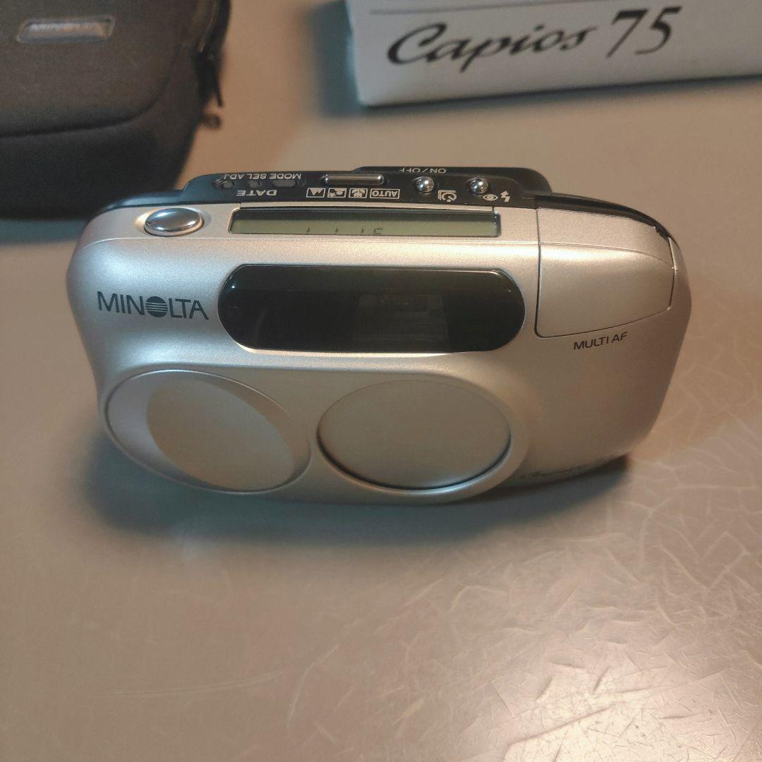 極美品 Minolta Capios75 ミノルタ コンパクト フィルム カメラ