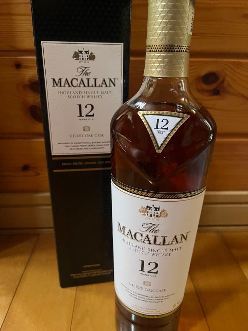 ザ・マッカラン　12年　シェリーオークカスク　正規品ボトル
