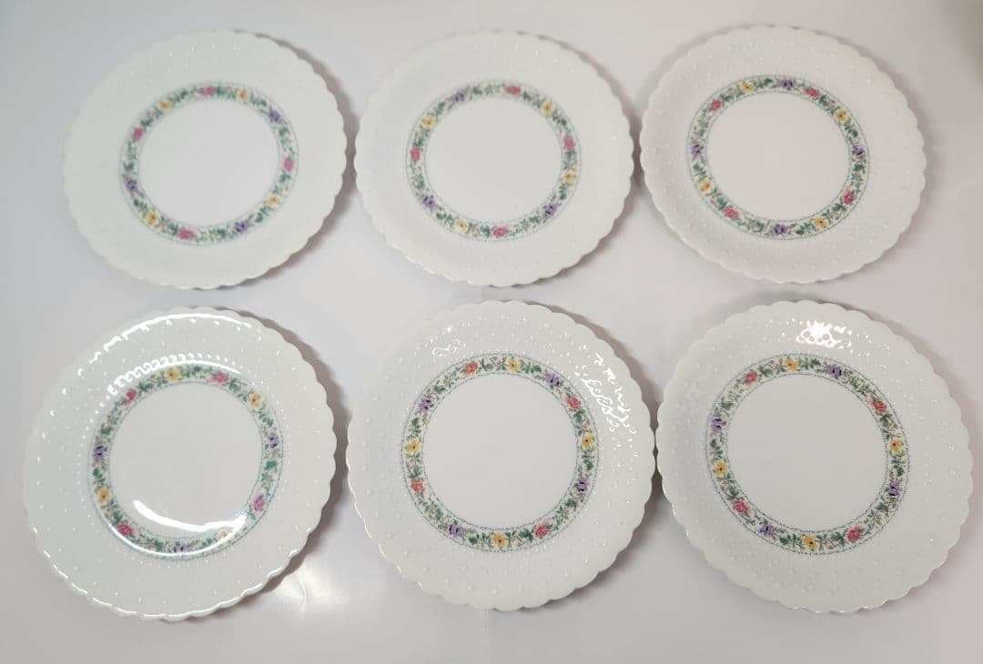 タ*キ様 LIMOGES es Boyer ケーキ皿 6枚セット