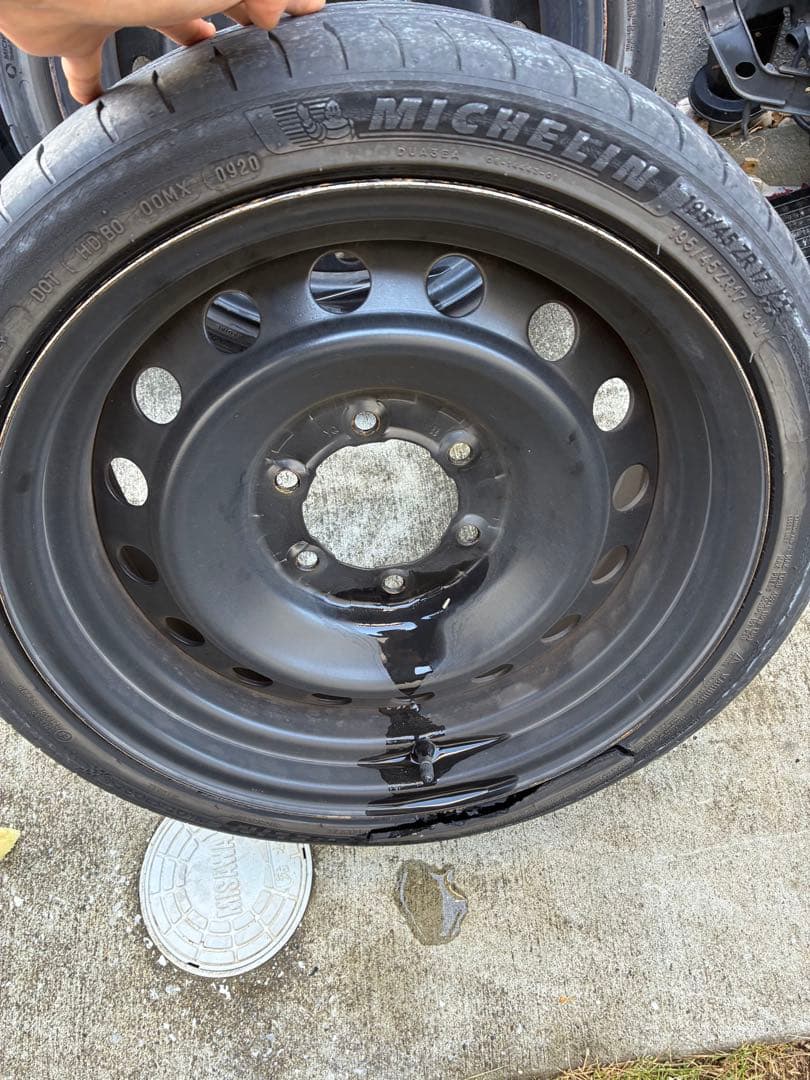 トヨタfj cruiser 17インチホイール ハイエース使用