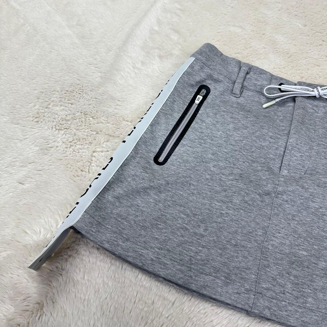 ✨美品✨パーリーゲイツ ロゴテープ スカート グレー 0 スウェット ストレッチ