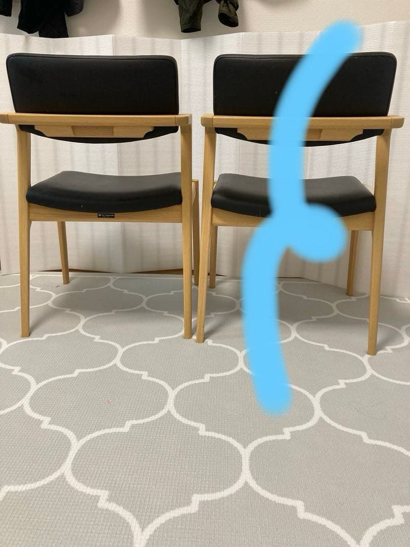 ⭐︎専用⭐︎富士ファニチア　ダイニングチェア1/2