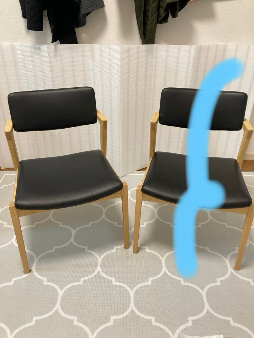 ⭐︎専用⭐︎富士ファニチア　ダイニングチェア1/2