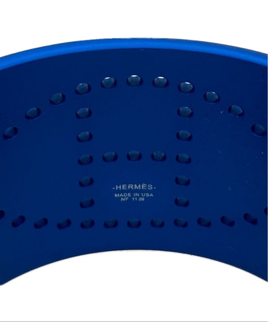 【美品】エルメス エブリン バングル レディース メンズ　ブルー系