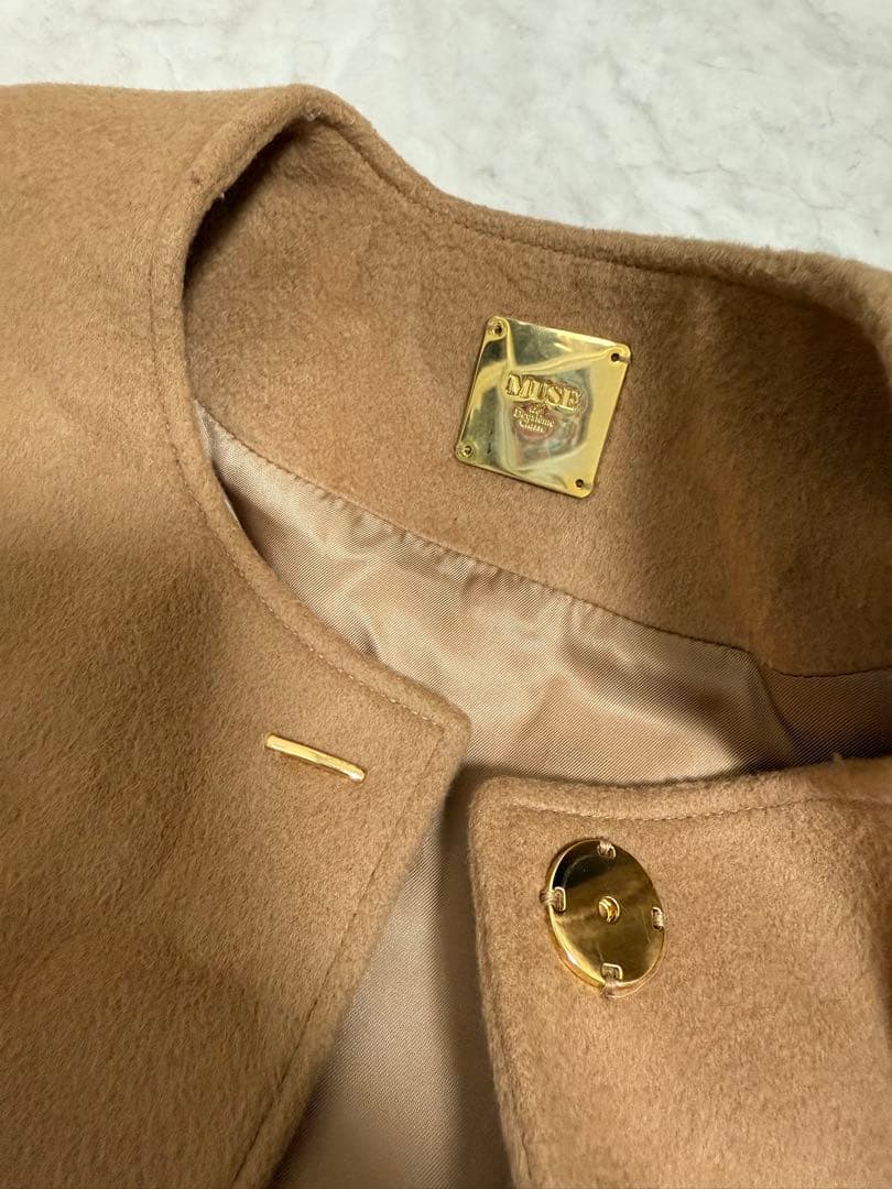 ◾️ Deuxieme Classe ウールビーバーマントコート◆