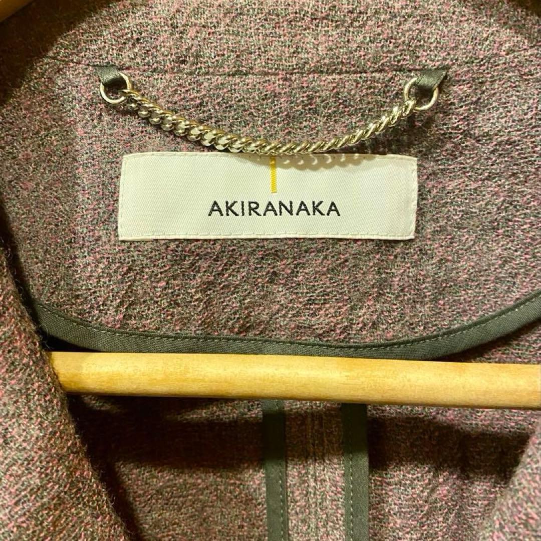 AKIRANAKA ウールのダブルブレストブルゾン