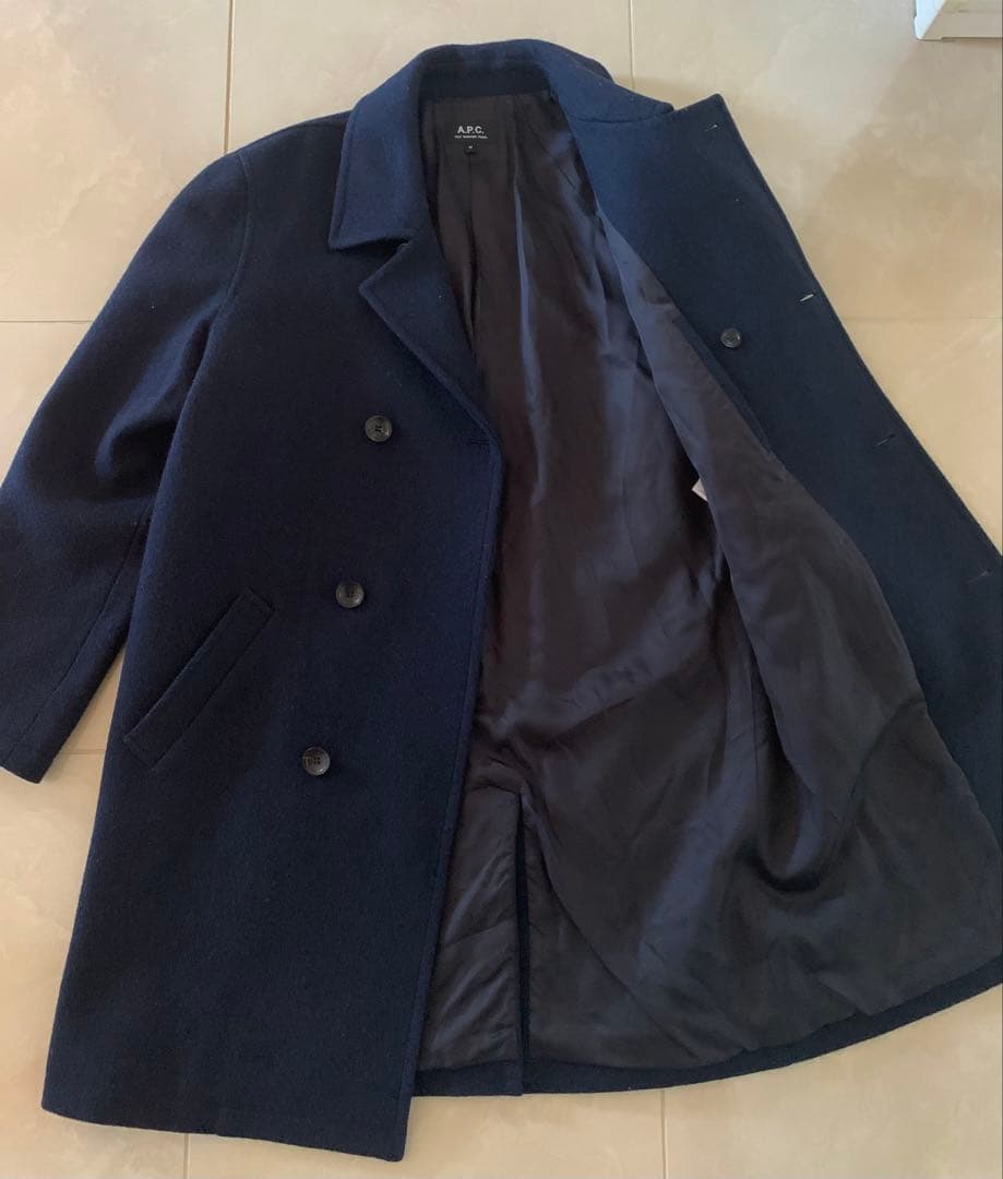 美品　A.P.C. アーペーセー ダブルチェスターコート