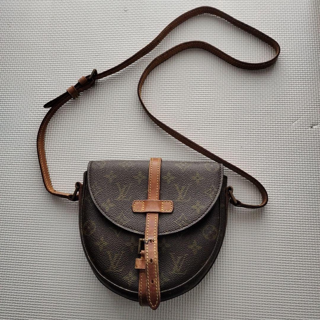 訳あり　ルイヴィトン モノグラム ショルダーバッグ　シャンティ　ヴィンテージ