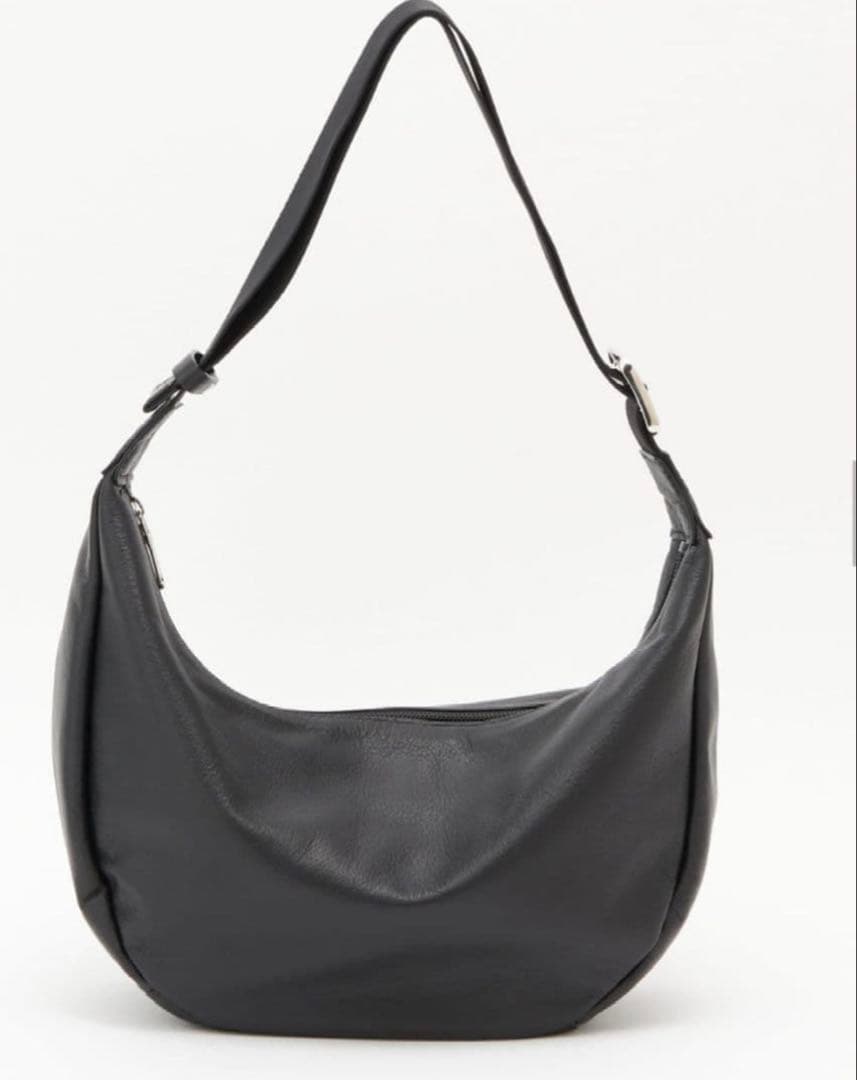 russet ラシット ソフトレザーラウンドショルダーバッグ ゴールド金具