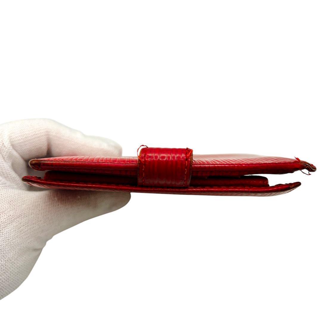 Louis Vuitton エピ レッド レディース 折財布 7101