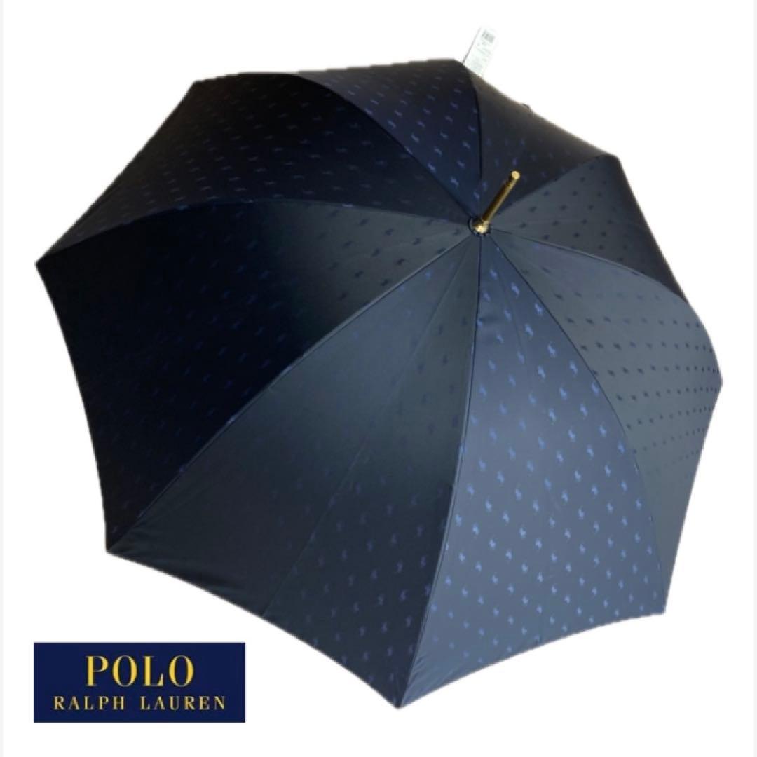 ポロラルフローレン長傘60cm濃紺UVタグ付き新品