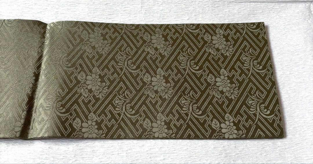 名古屋帯　絞り　きぬたや　鹿子絞り　一目絞り　道長取り