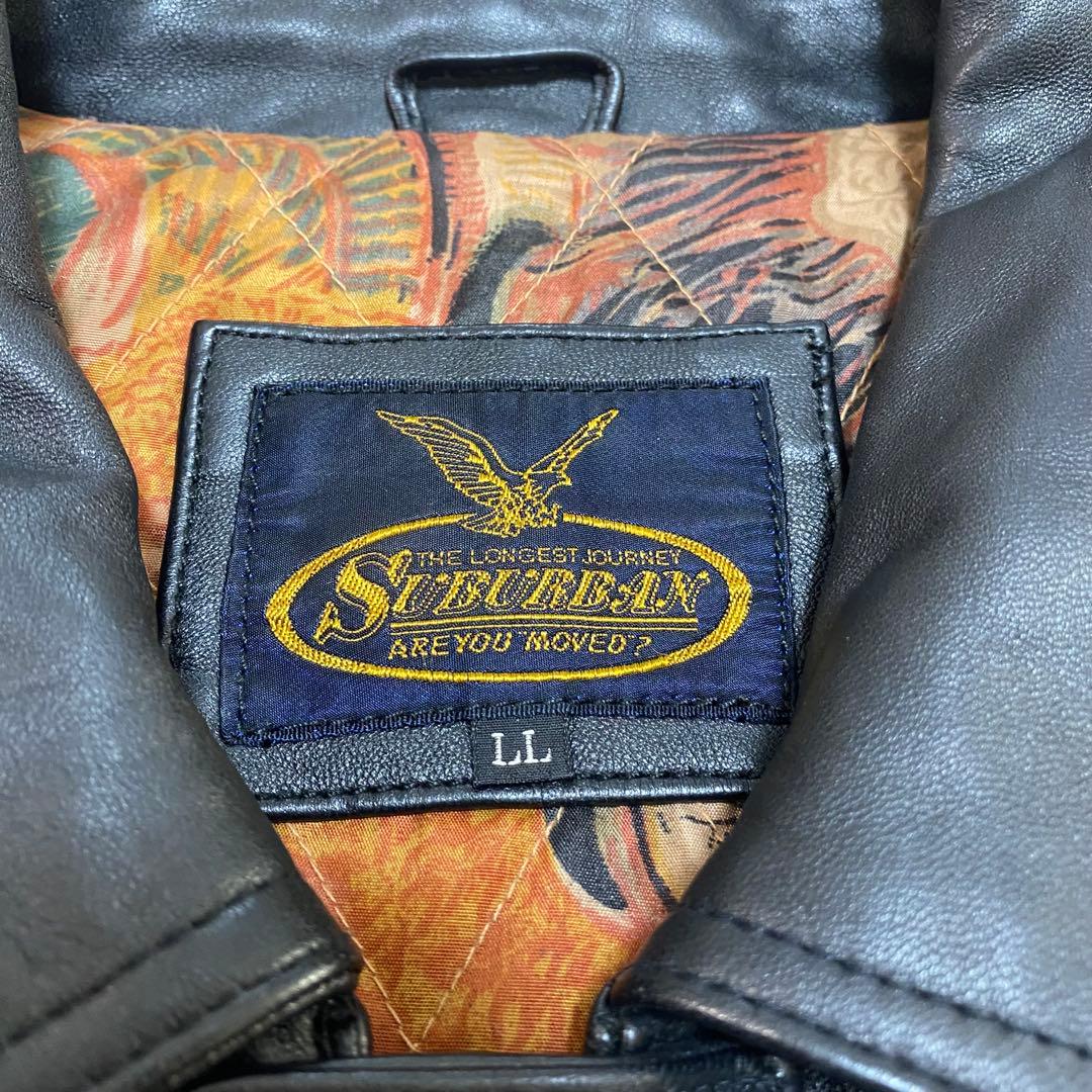 A2 黒　羊革　レザー　フライトジャケット　LL XL 柄裏地　y2k 00s