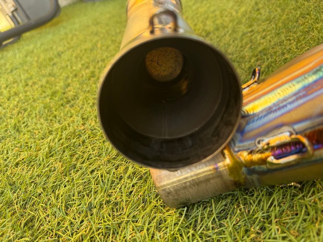 Z900RS アサヒナレーシング フルチタンEX GPメガフォン　別注エンブレム