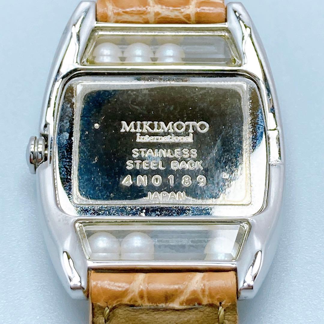 584 ミキモト　パールウォッチ　6P パール　クォーツ　腕時計