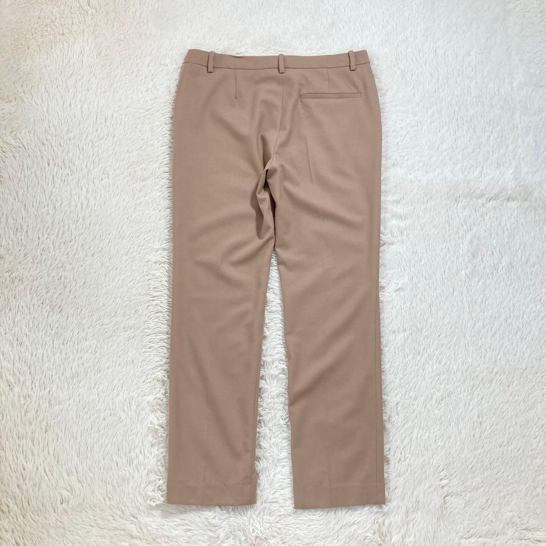 未使用に近い Theory セオリー クロップドパンツ ウール混 キャメル