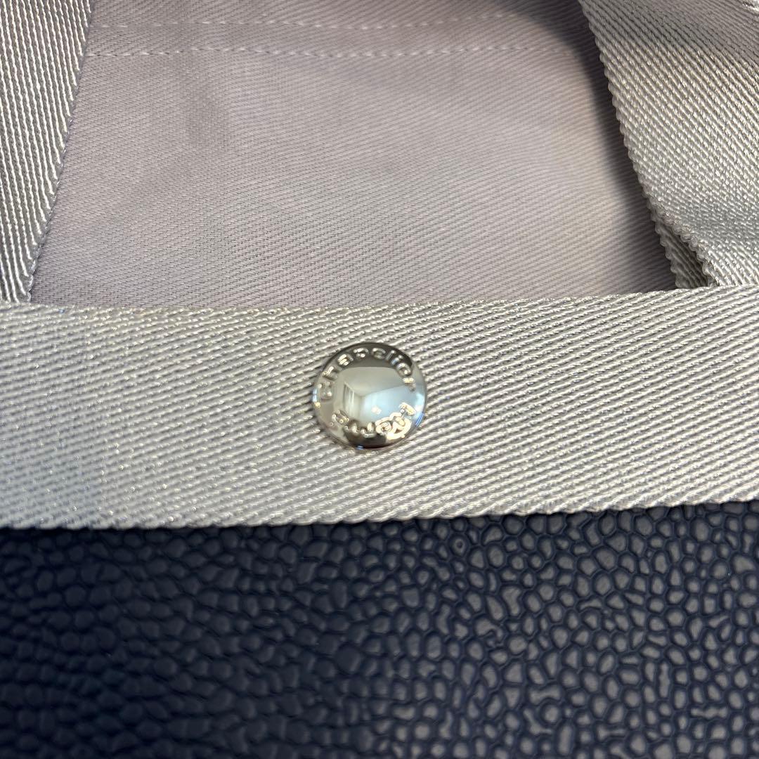 美品エルベシャプリエ　707GP ネイビーシルバー