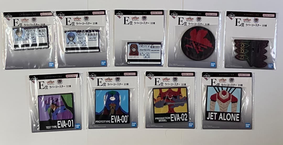 エヴァンゲリオン 30th 一番くじ A賞 初号機 E賞 ラバーコースター