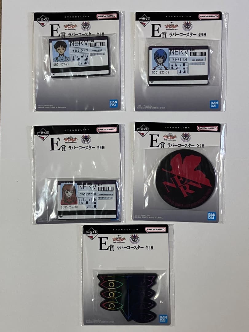 エヴァンゲリオン 30th 一番くじ A賞 初号機 E賞 ラバーコースター