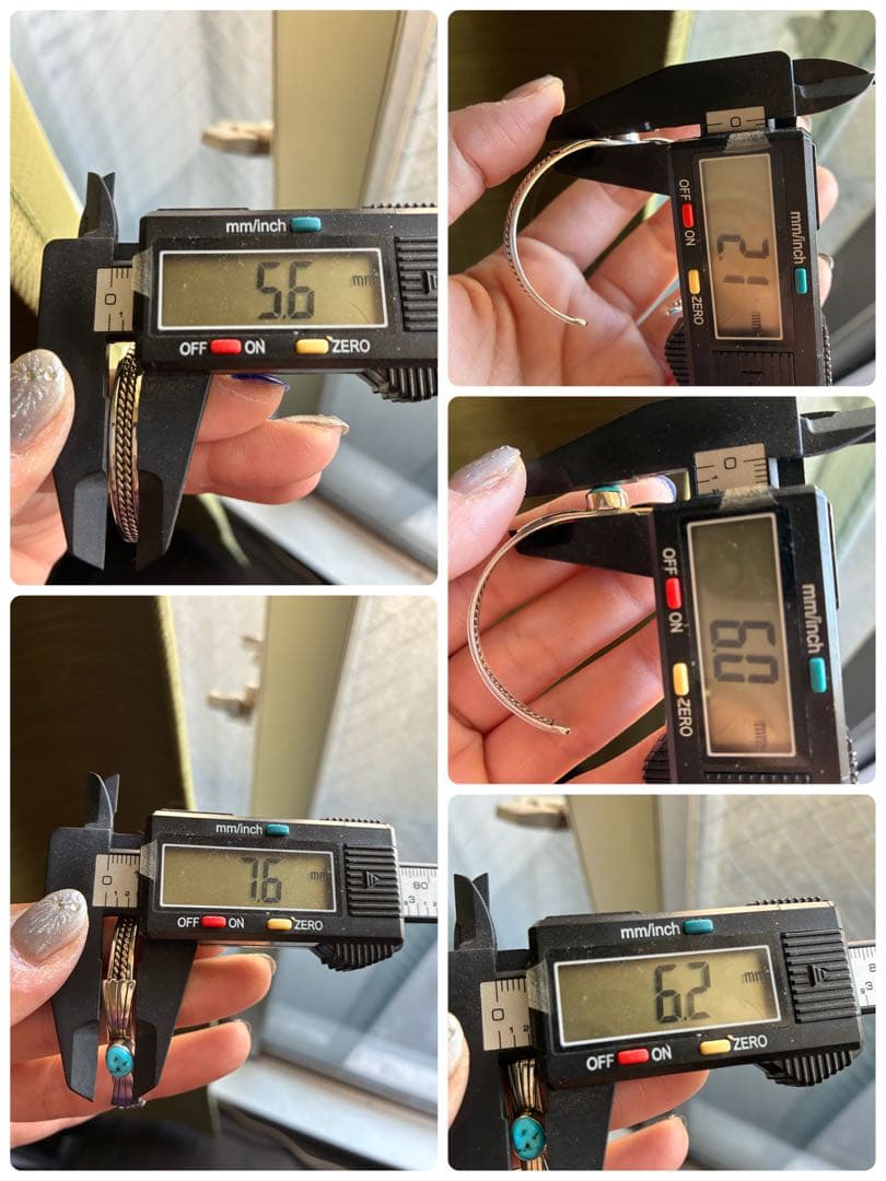 激レア✨95年前の超ヴィンテージ品❗️スリーピングビューティーターコイズ925カフ