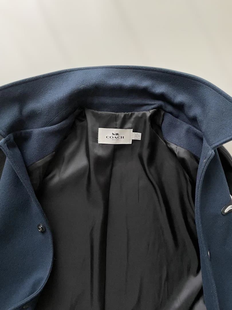 1*4様 希少XL｜COACH レザースリーブ スタジャン｜色褪せなし・極上コン