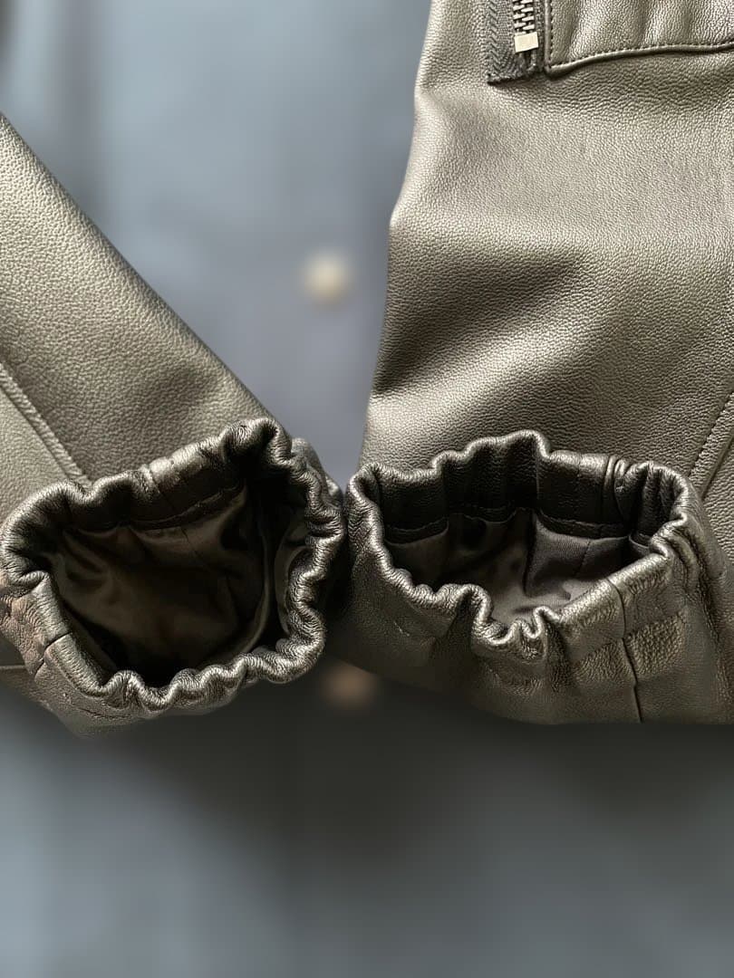 1*4様 希少XL｜COACH レザースリーブ スタジャン｜色褪せなし・極上コン