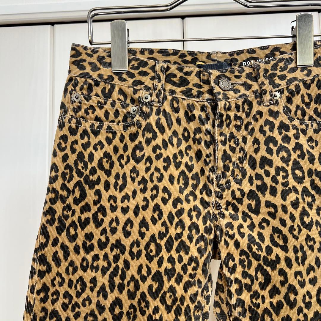 SAINT LAURENT PARIS 14AW レオパード コーデュロイパンツ