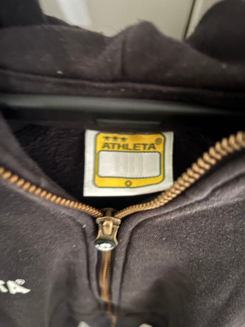 上下セット☆セットアップ☆ATHLETA フルジップパーカー Oサイズ 黒