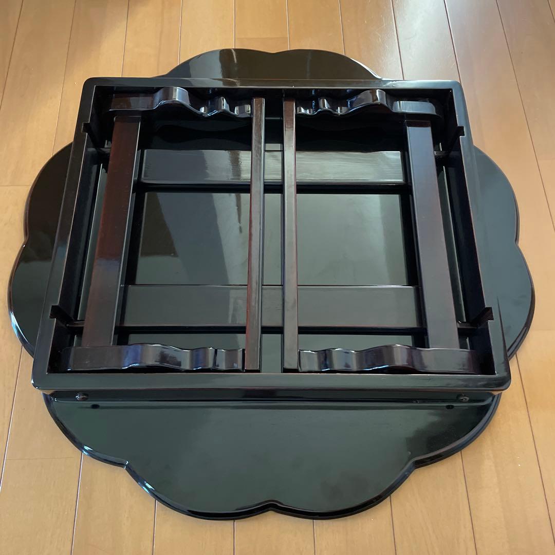 韓国伝統工芸 螺鈿細工 貝殻細工 鳳凰 螺鈿台 アンティーク家具