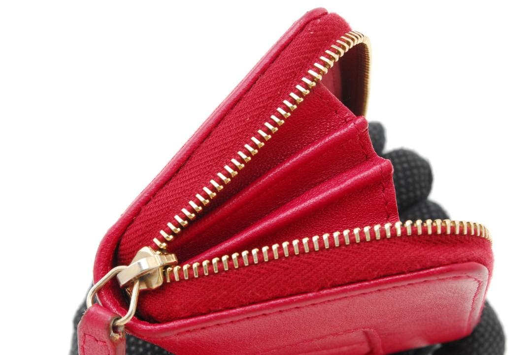 CHANEL パース　マドモアゼル　Vステッチ　ピンク