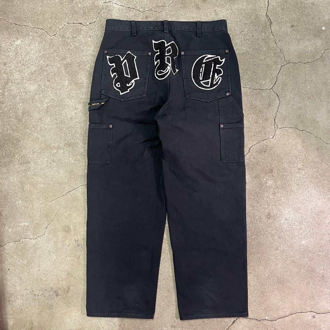 パンツ Supreme Double Knee Painter Pant \"Black\"