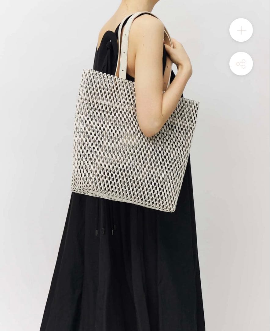 MARY AL TERNA GAP トートバッグ NUDE ベージュ カゴバッグ