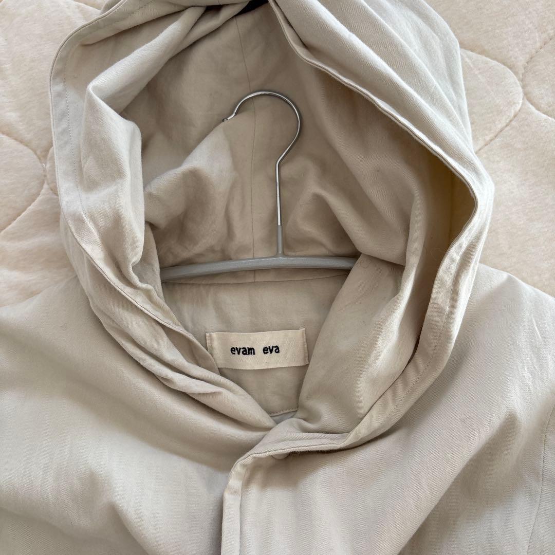 エヴァムエヴァpadding hooded coat パディングフーディコート