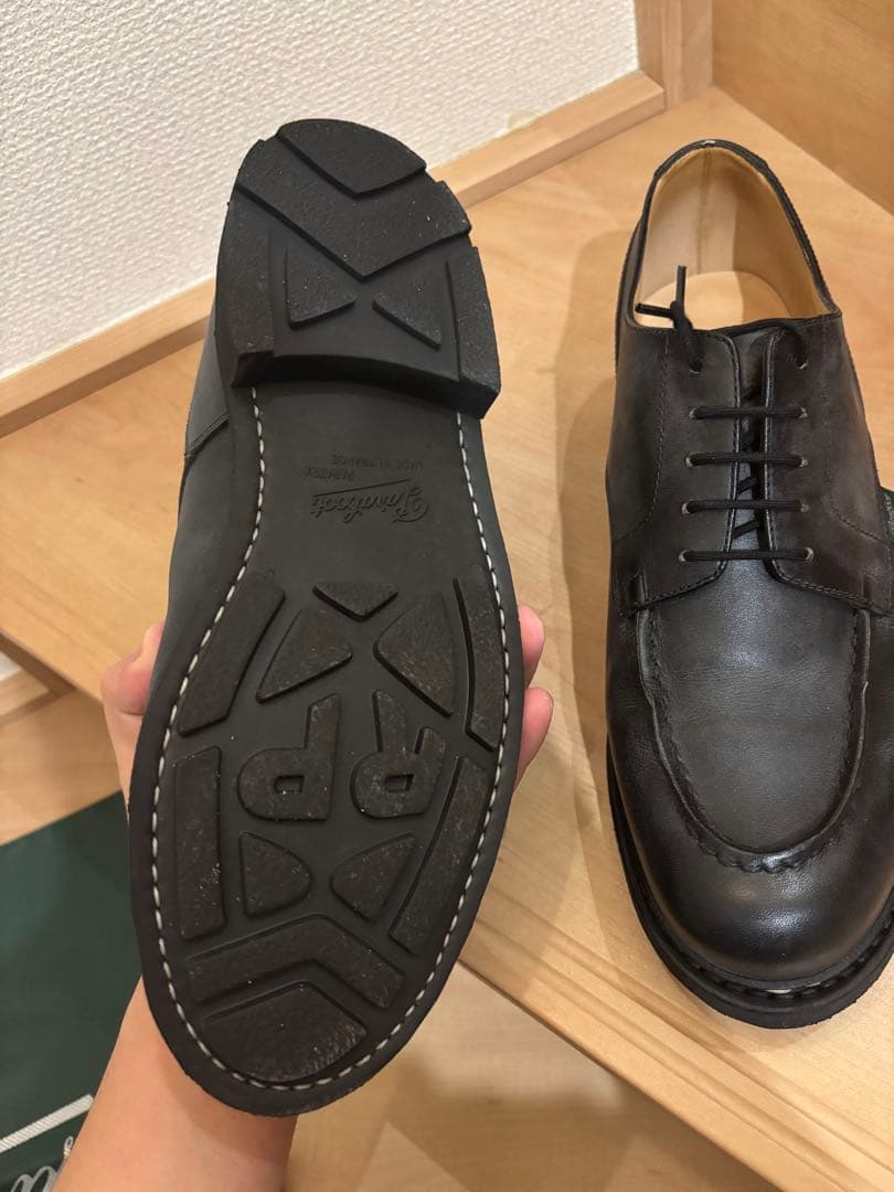 paraboot CHAMBORD uk8.0 noir 破格