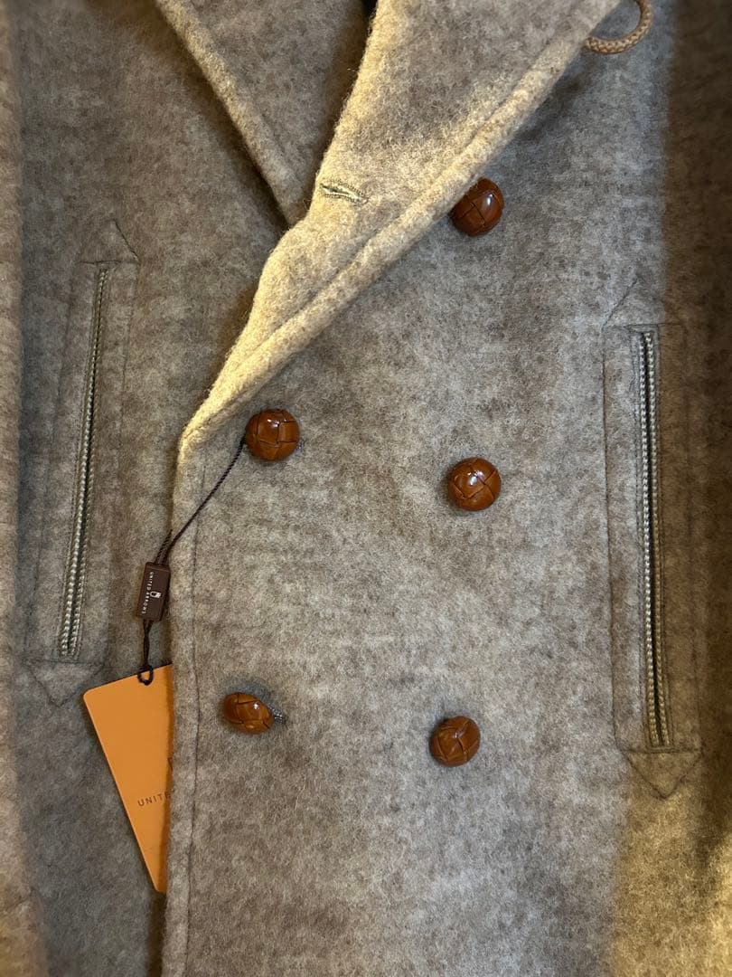 超特価 4.4万円 UNITED ARROWS ウール ムートンコート