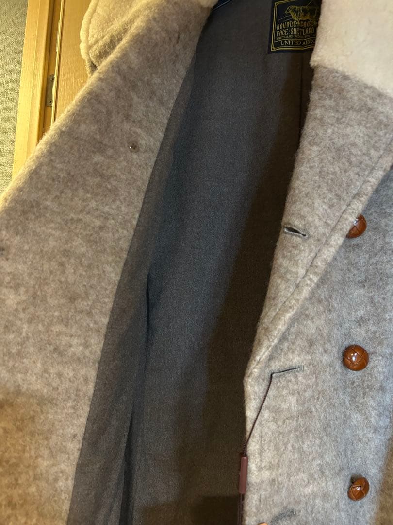 超特価 4.4万円 UNITED ARROWS ウール ムートンコート