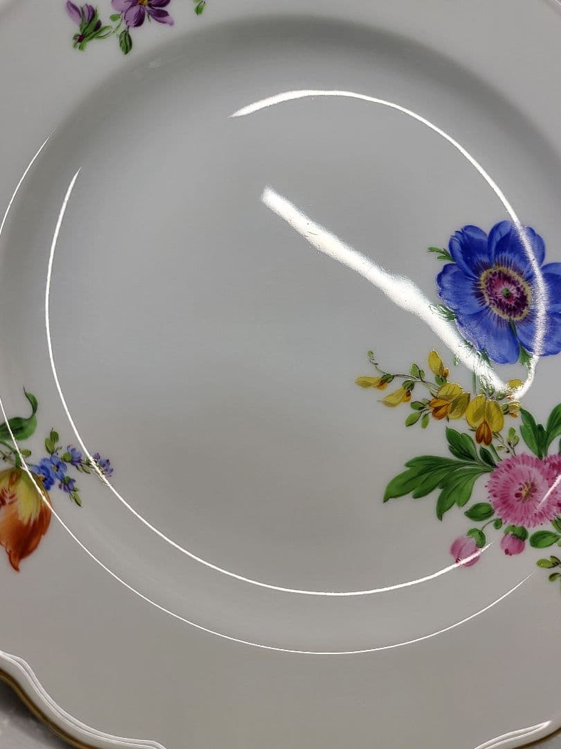 ✨マイセン ベーシックフラワー 3つの花 プレート✨デザート 18 皿②