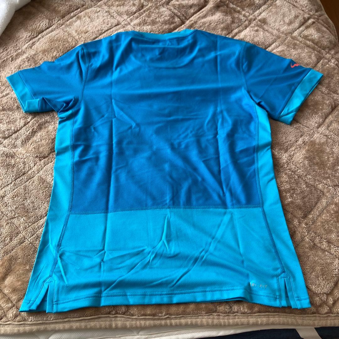 Nike DRI-FIT ナダルモデル　青 ゲームシャツ