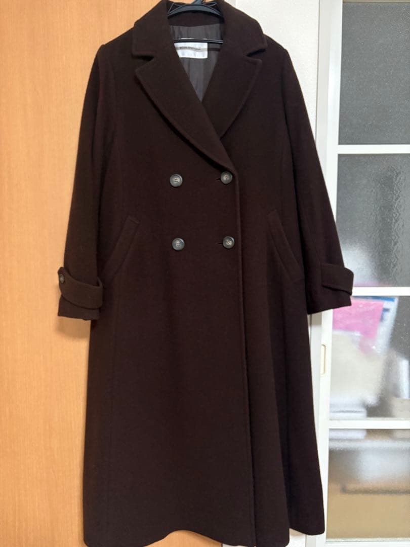 ナチュラルビューティーベーシック ビッグカラーダブルチェスターコート 24AW