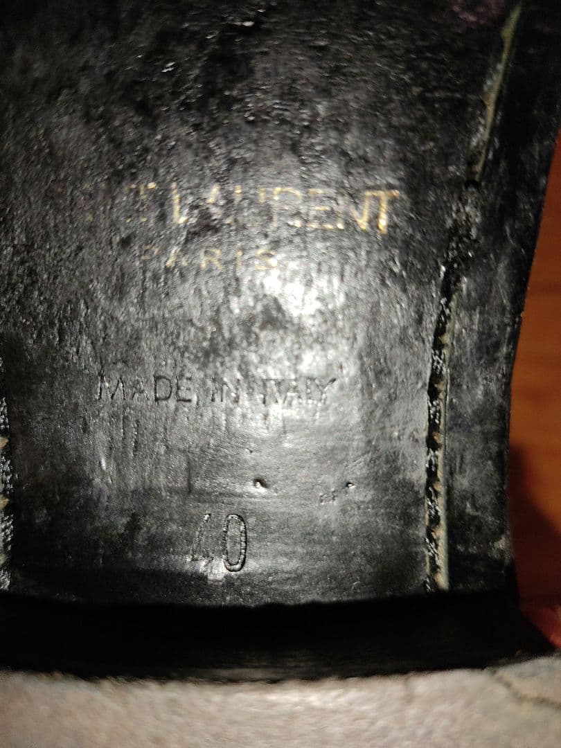 サンローランパリ　チェルシーブーツ　サイドゴアブーツ　スエード