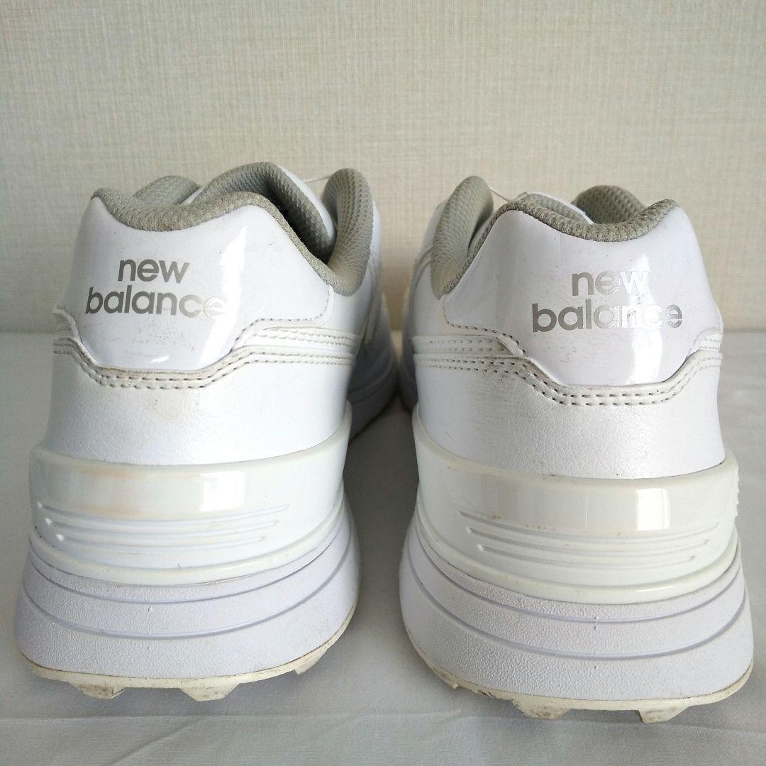 ニューバランス ゴルフシューズ BOA スパイクレス ホワイト 25cm