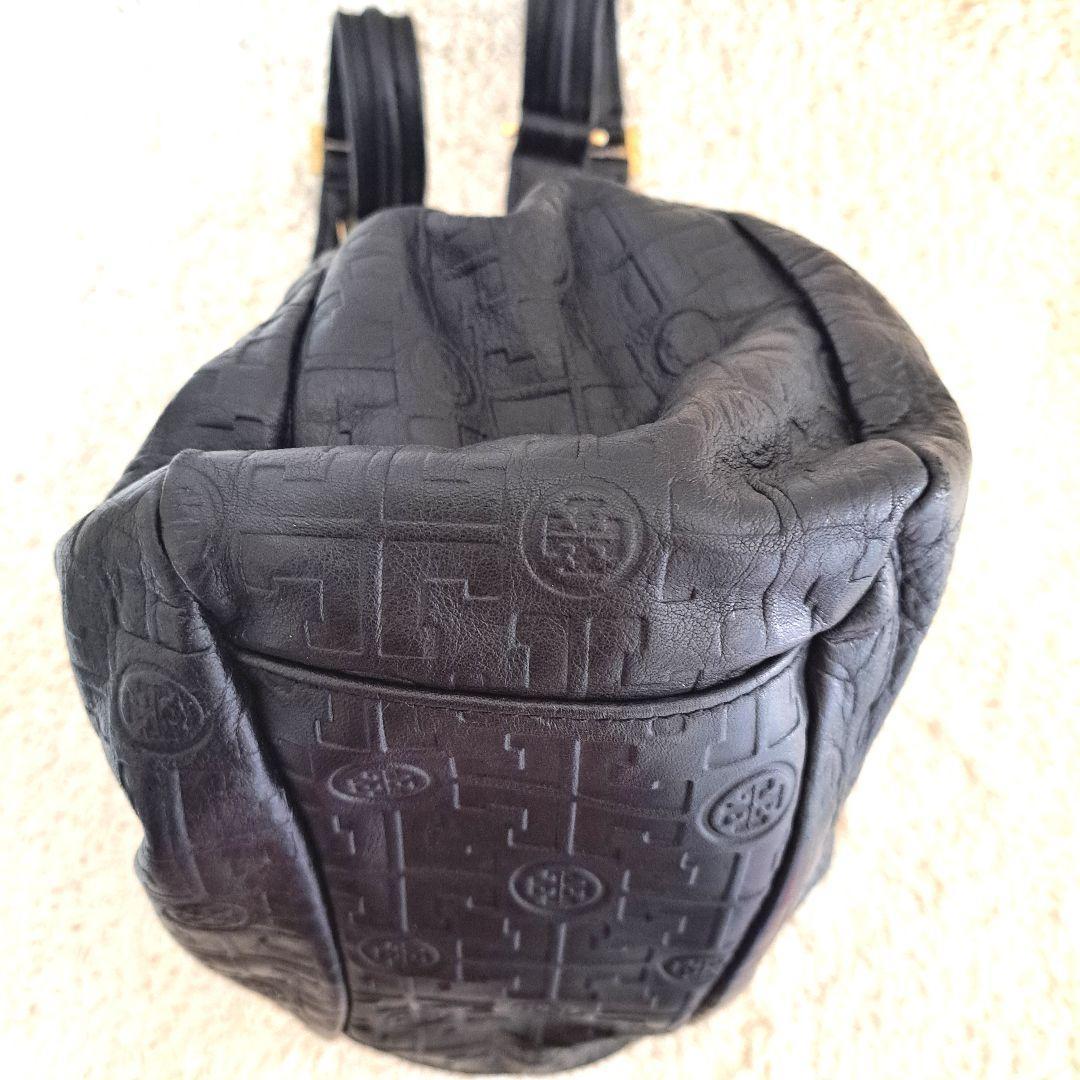 トリーバーチTory Burchトートバッグ　ハンドバッグ　レザー本革ブラック