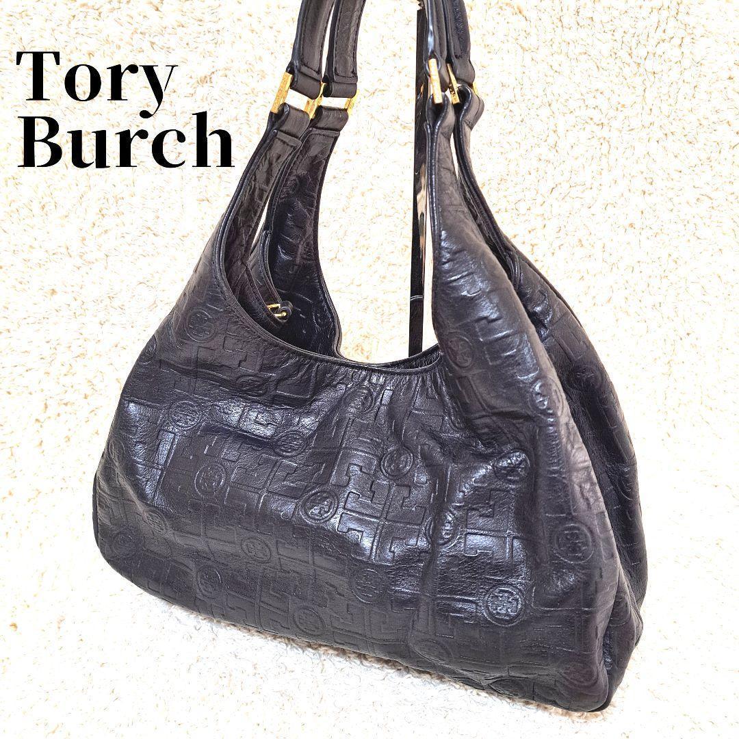 トリーバーチTory Burchトートバッグ　ハンドバッグ　レザー本革ブラック