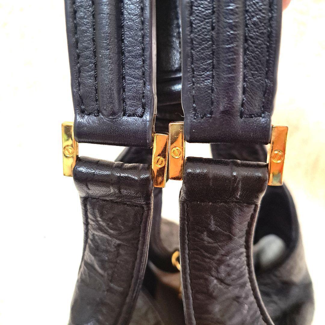 トリーバーチTory Burchトートバッグ　ハンドバッグ　レザー本革ブラック